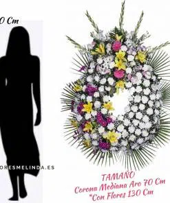 Corona de flores para difuntos NORTE