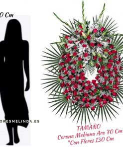 Corona de flores para difuntos SUR