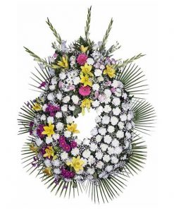 Corona de flores para funeral "Norte"