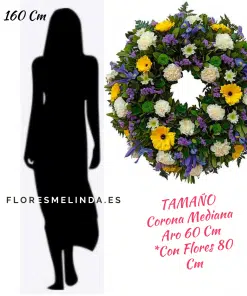 Corona de flores para difuntos CONDOLENCIAS