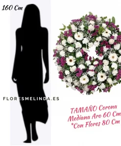 Corona de flores para difuntos MAJADAHONDA
