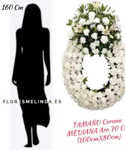 Corona de flores para difuntos FUNERAL