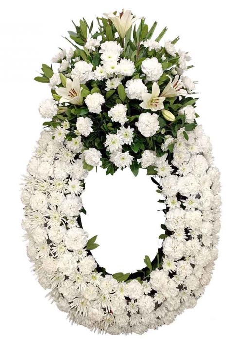 Coronas de flores para funerales y tanatorios en Madrid Precio