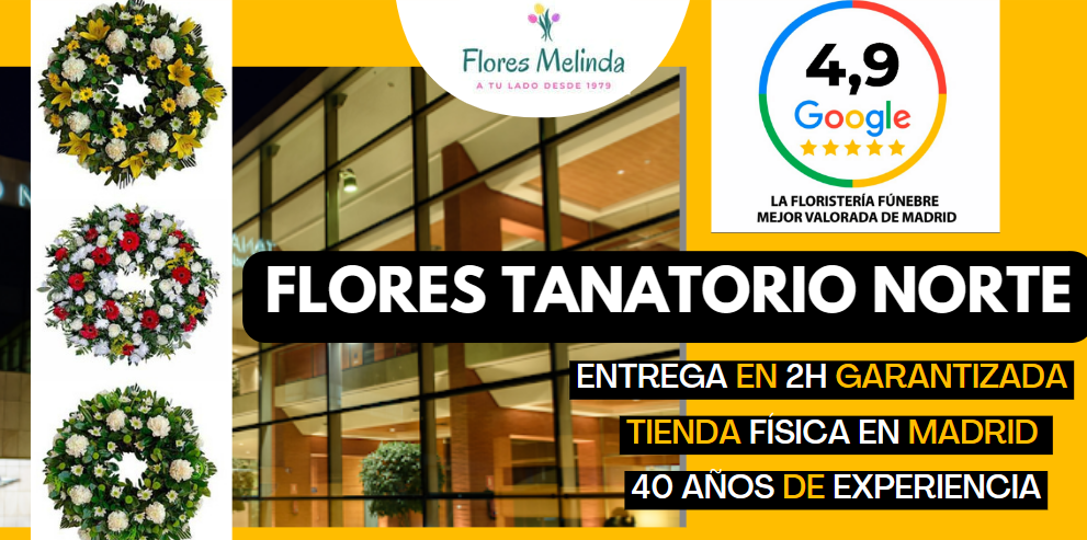 Flores tanatorio Norte Madrid