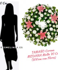 Corona de flores para difuntos VELATORIO
