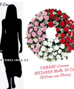 Corona de flores funeraria SEPELIO